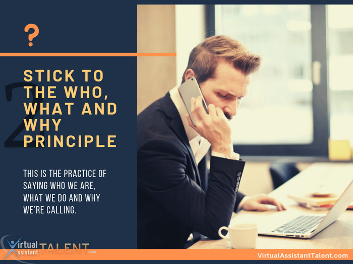 Appointment Setting Tips: 2. Stick to the Who, What and Why principle