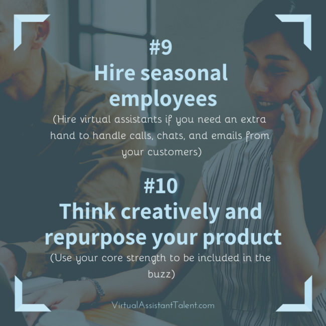 Winter Business Preparation: Hire seasonal employees and re-purpose product